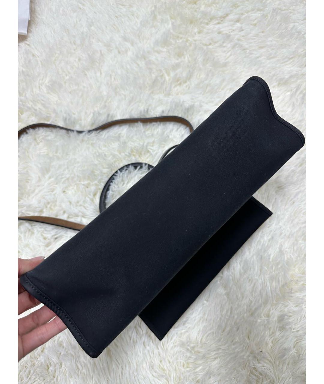 HERMES Черная сумка с короткими ручками, фото 3