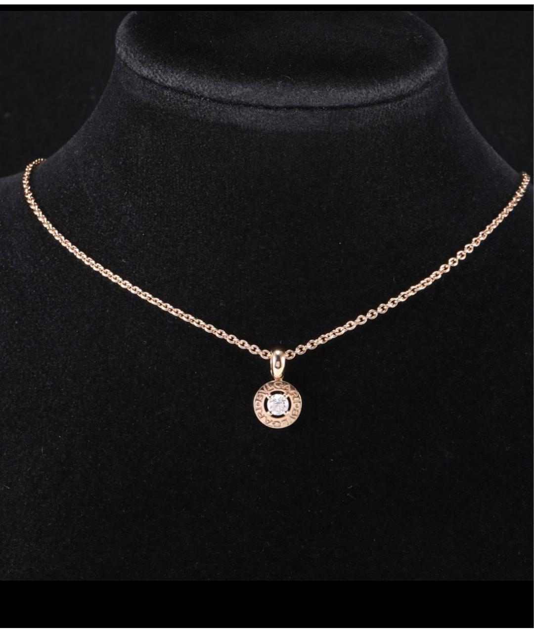 BVLGARI Розовое колье из розового золота, фото 5