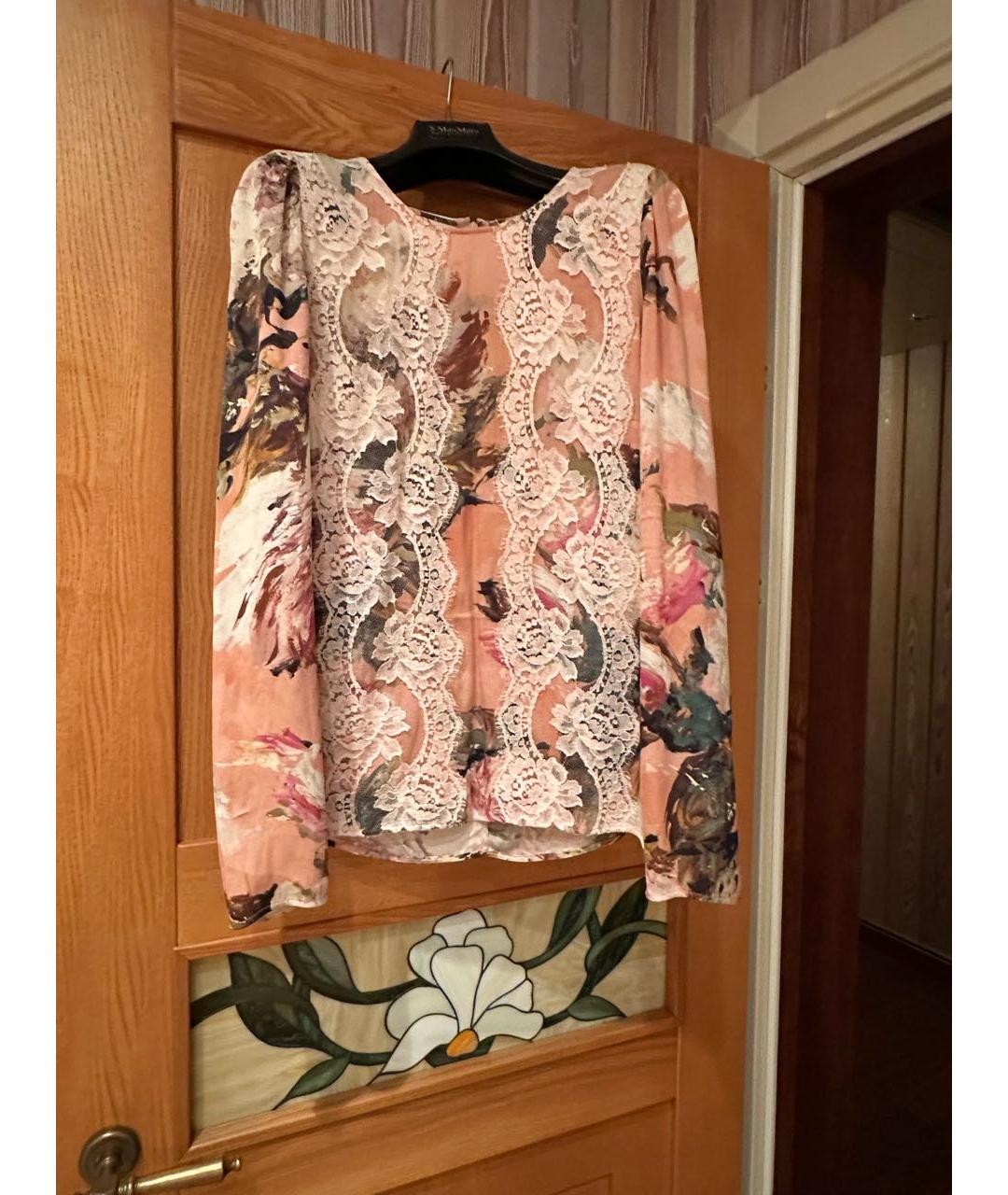 DOLCE&GABBANA Мульти шелковая блузы, фото 4