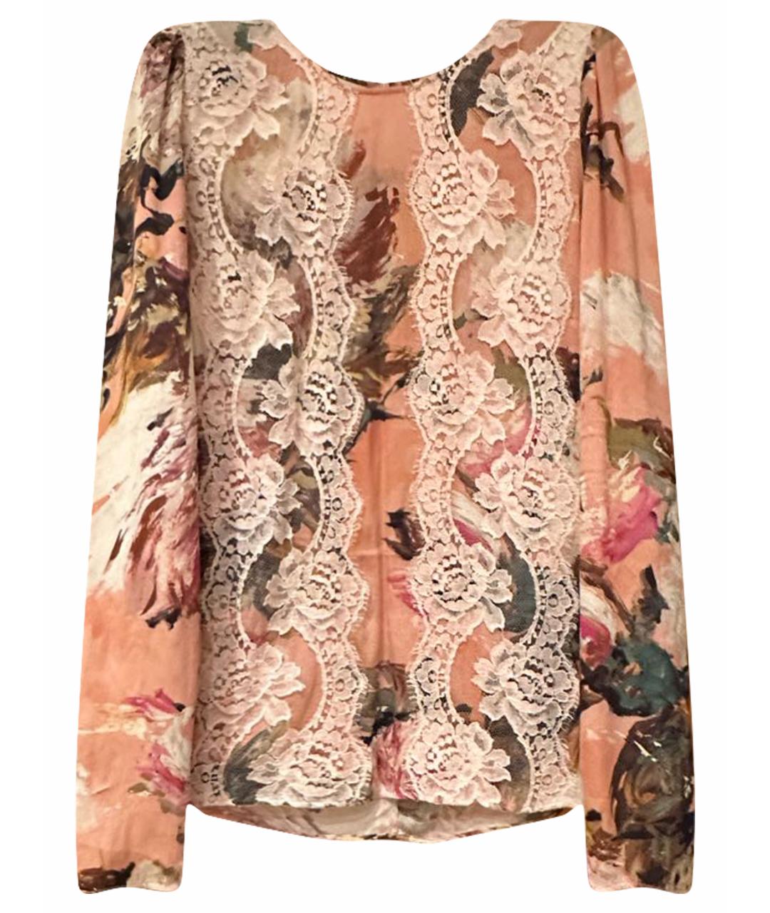 DOLCE&GABBANA Мульти шелковая блузы, фото 1