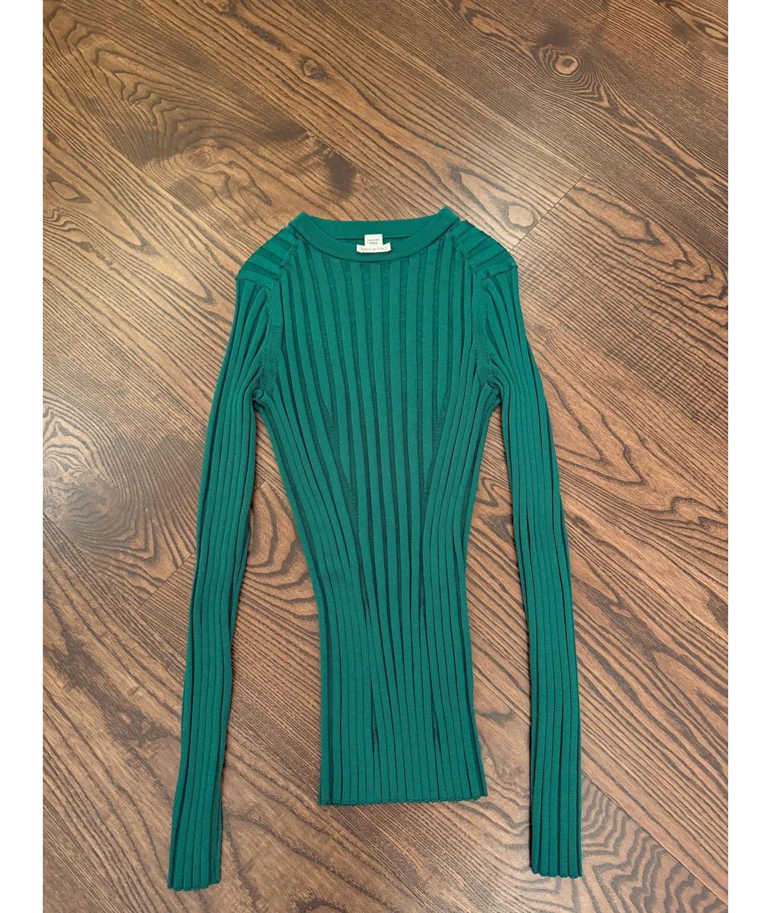 HERMES Зеленый вискозный джемпер / свитер, фото 6