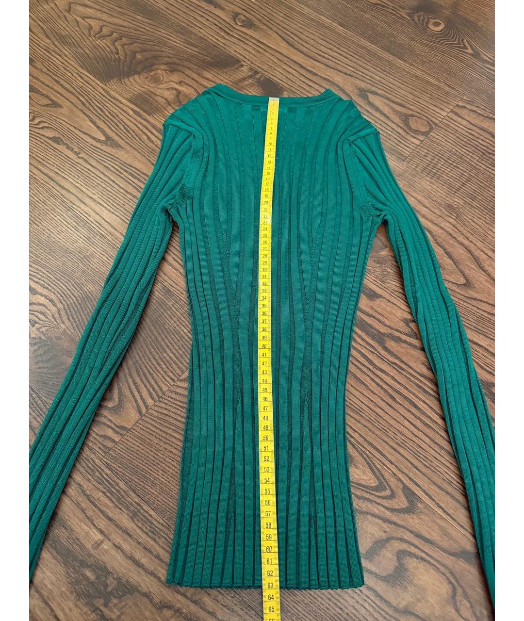 HERMES Зеленый вискозный джемпер / свитер, фото 5