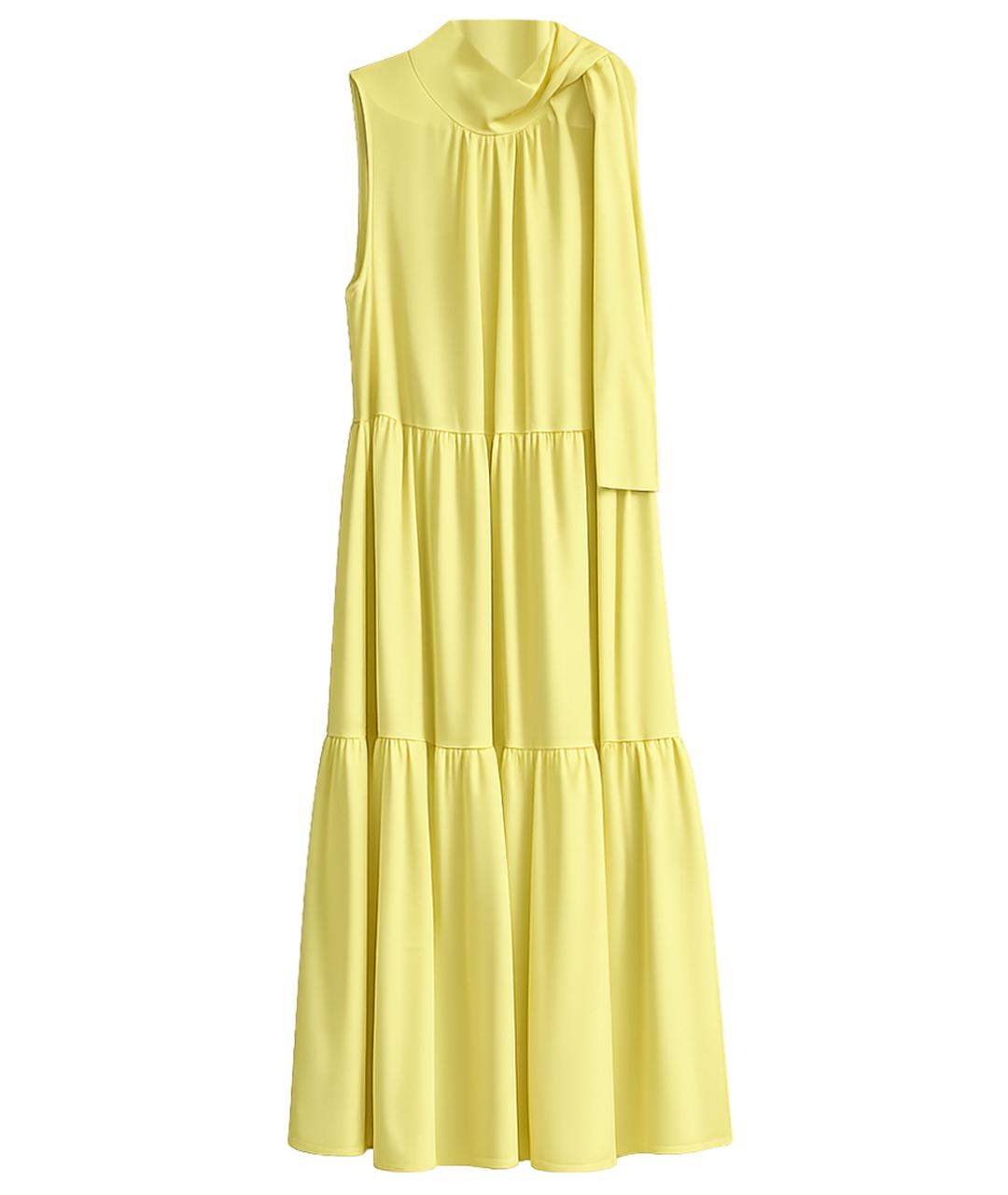 RED VALENTINO Желтое коктейльное платье, фото 1