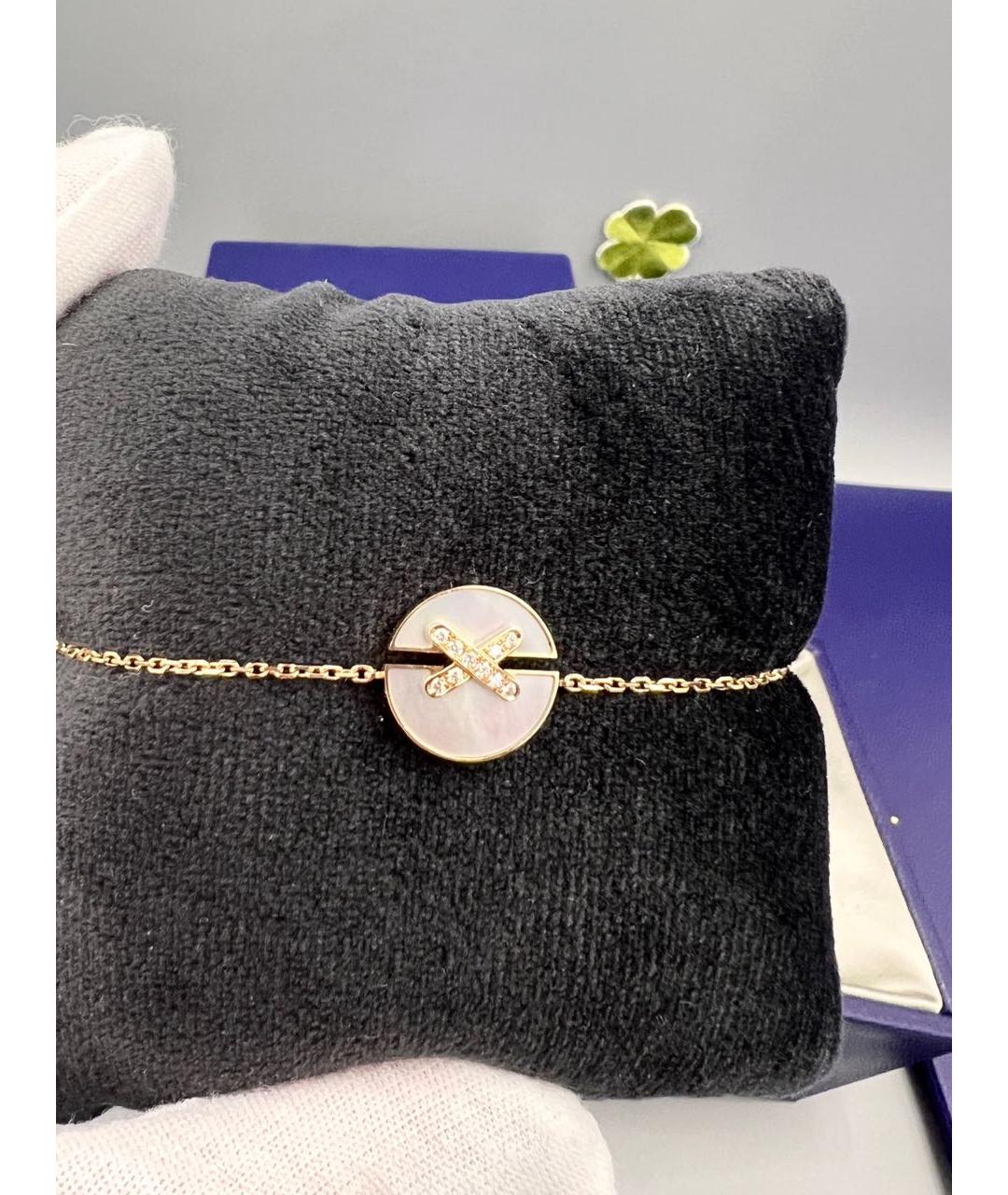 CHAUMET Белый браслет из розового золота, фото 4