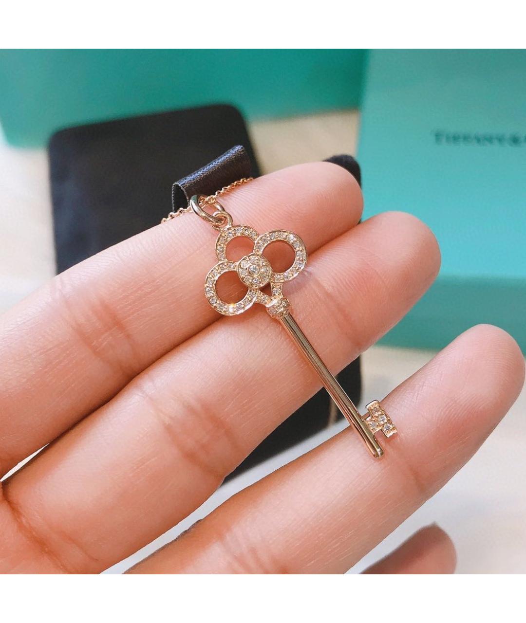 TIFFANY&CO Розовое колье из розового золота, фото 3