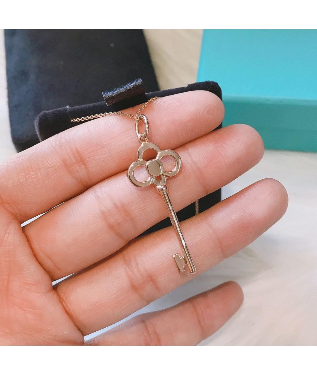 TIFFANY&CO Розовое колье из розового золота, фото 4