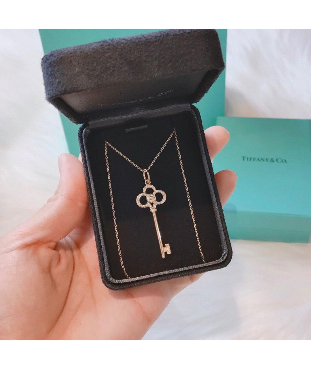 TIFFANY&CO Розовое колье из розового золота, фото 2