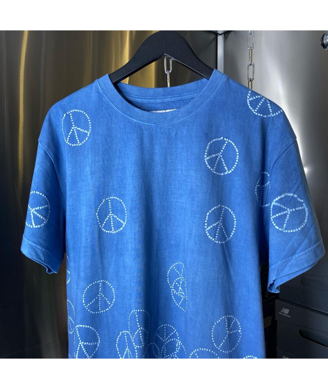 STORY mfg. Синяя хлопковая футболка, фото 2