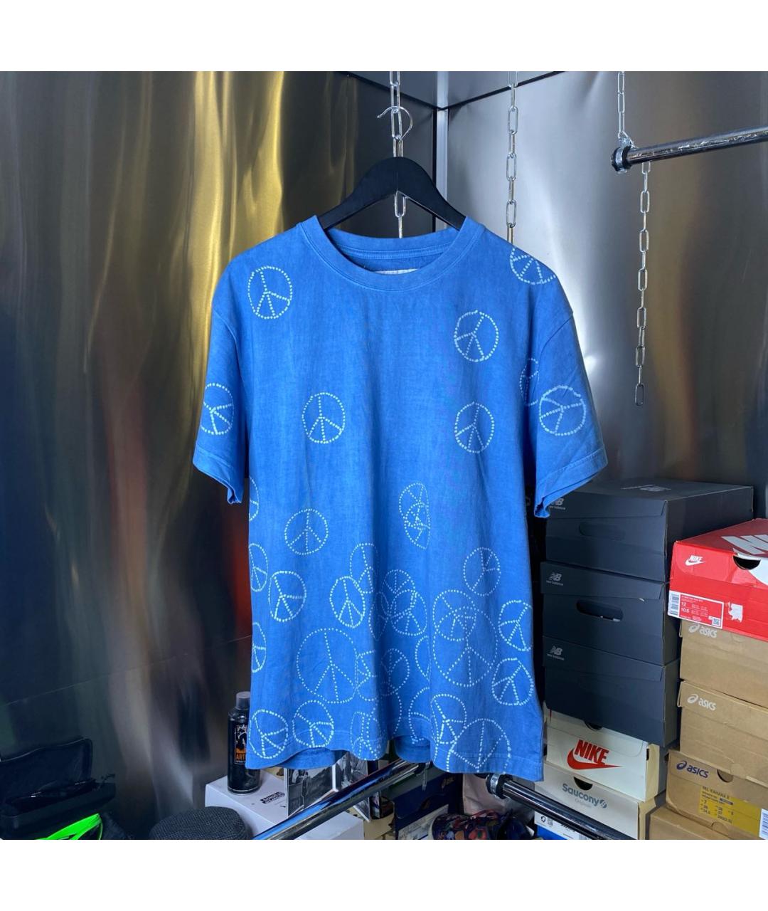 STORY mfg. Синяя хлопковая футболка, фото 9