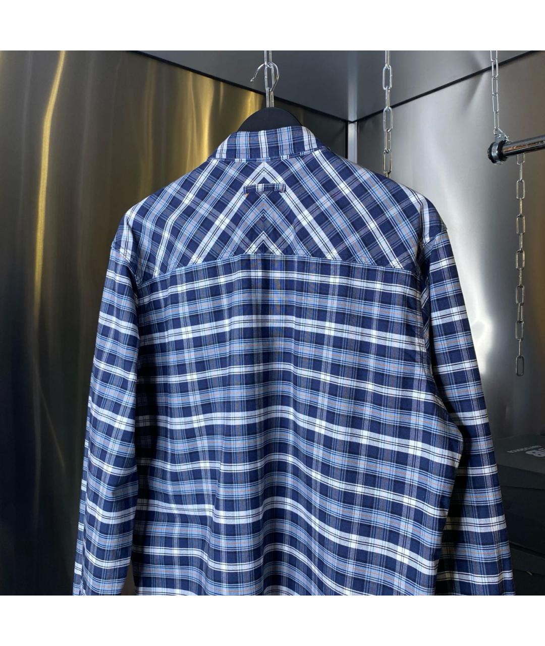 CARHARTT WIP Голубая хлопковая кэжуал рубашка, фото 3