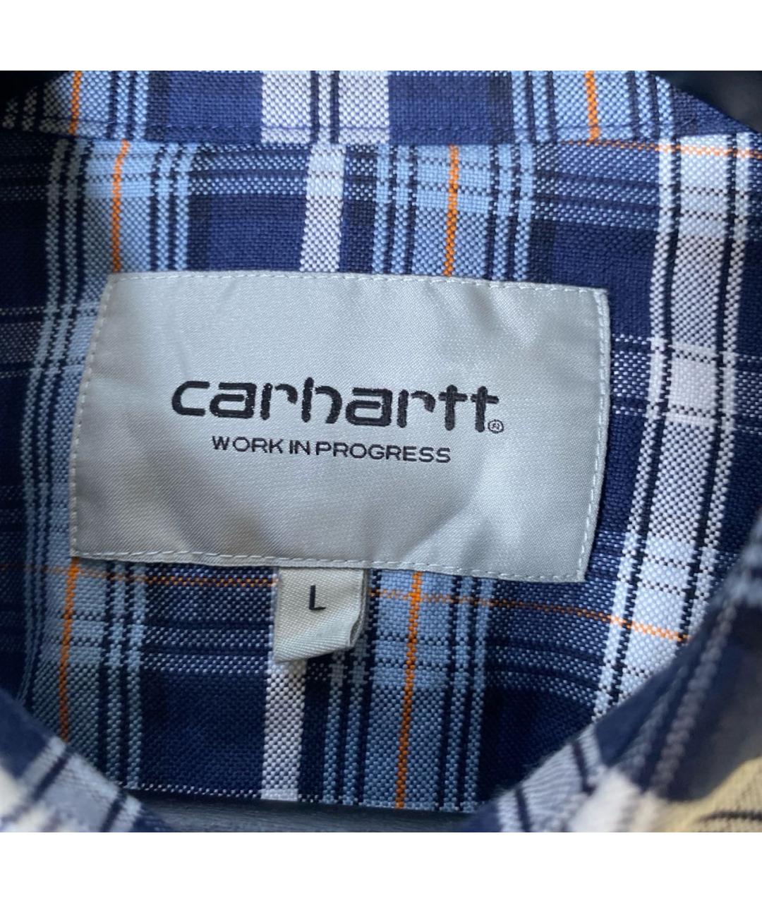 CARHARTT WIP Голубая хлопковая кэжуал рубашка, фото 6