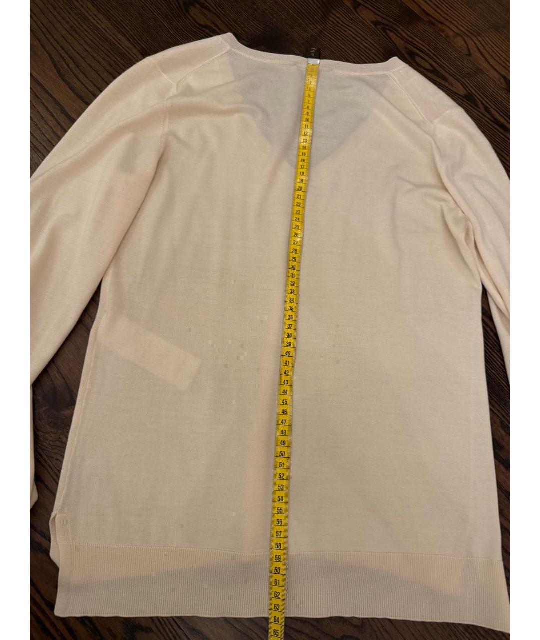 LOUIS VUITTON Бежевый кашемировый джемпер / свитер, фото 6