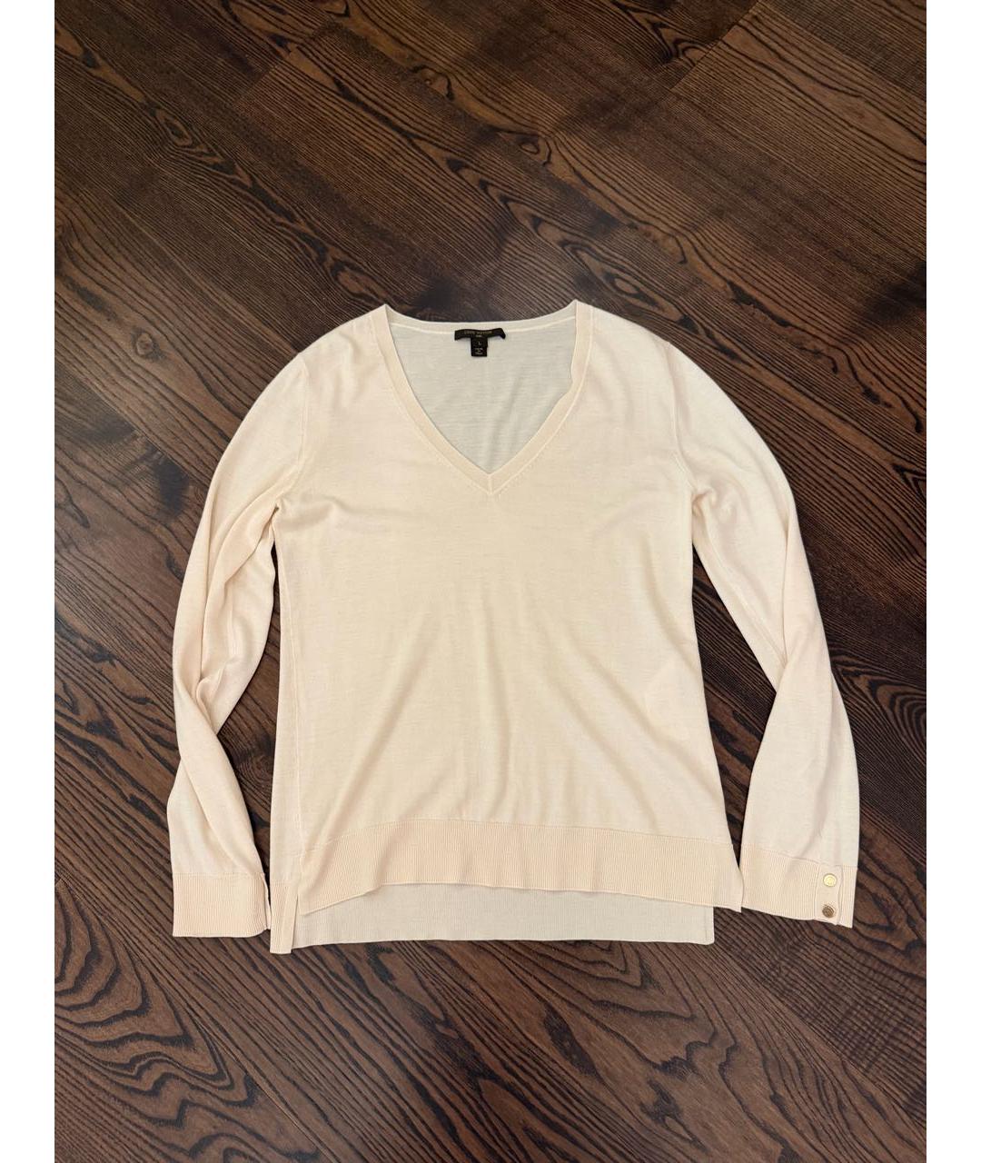 LOUIS VUITTON Бежевый кашемировый джемпер / свитер, фото 7
