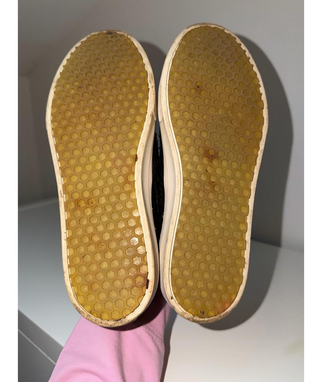 CELINE Черные слипоны из экзотической кожи, фото 6