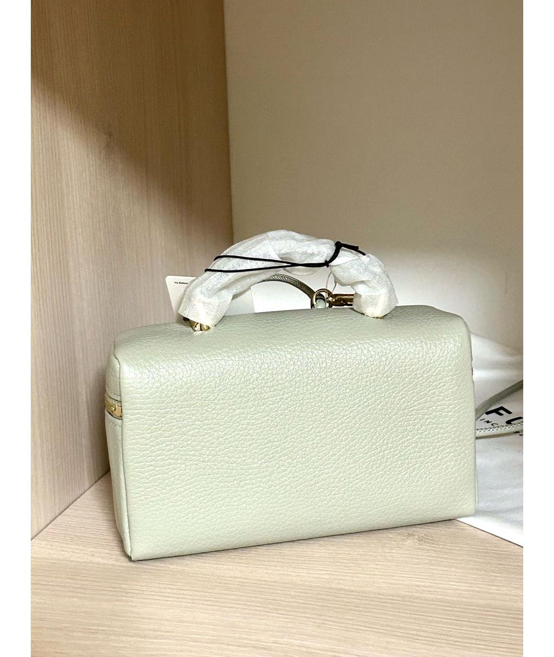 FURLA Зеленая кожаная сумка через плечо, фото 3