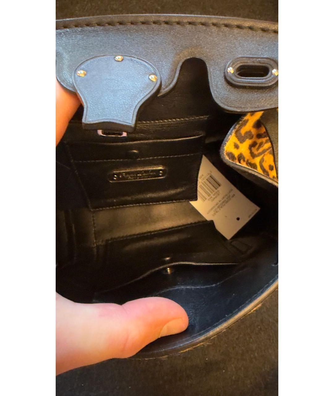 RALPH LAUREN Коричневая сумка через плечо из экзотической кожи, фото 5