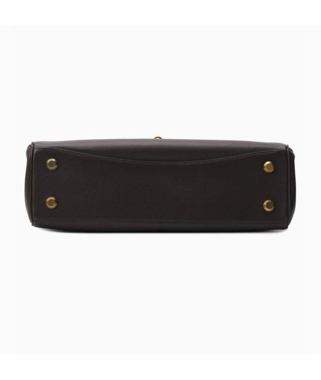 BALENCIAGA Коричневая кожаная сумка тоут, фото 6