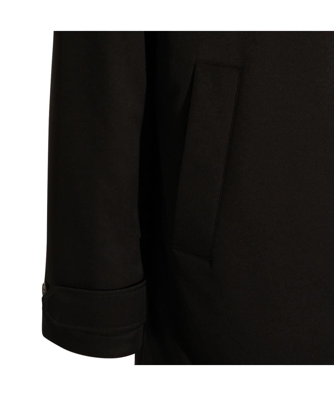 ZEGNA Черный полиэстеровый тренч / плащ, фото 3