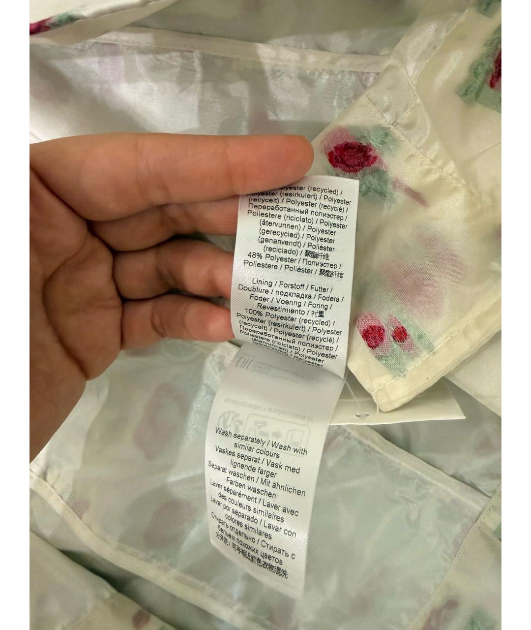 GANNI Мульти полиэстеровое повседневное платье, фото 4