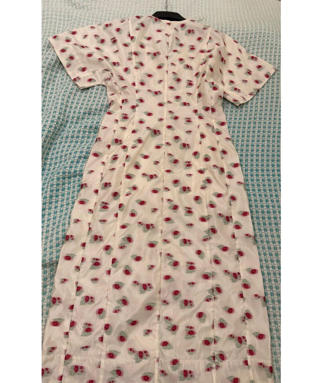 GANNI Мульти полиэстеровое повседневное платье, фото 5