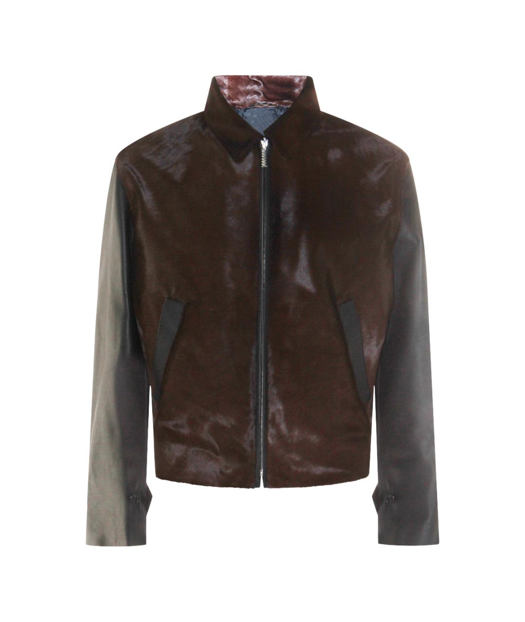 MARNI Мульти кожаная куртка, фото 1