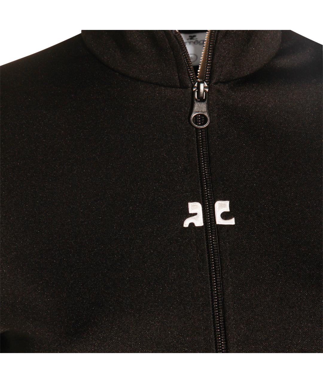 COURREGES Черное полиэстеровое повседневное платье, фото 3