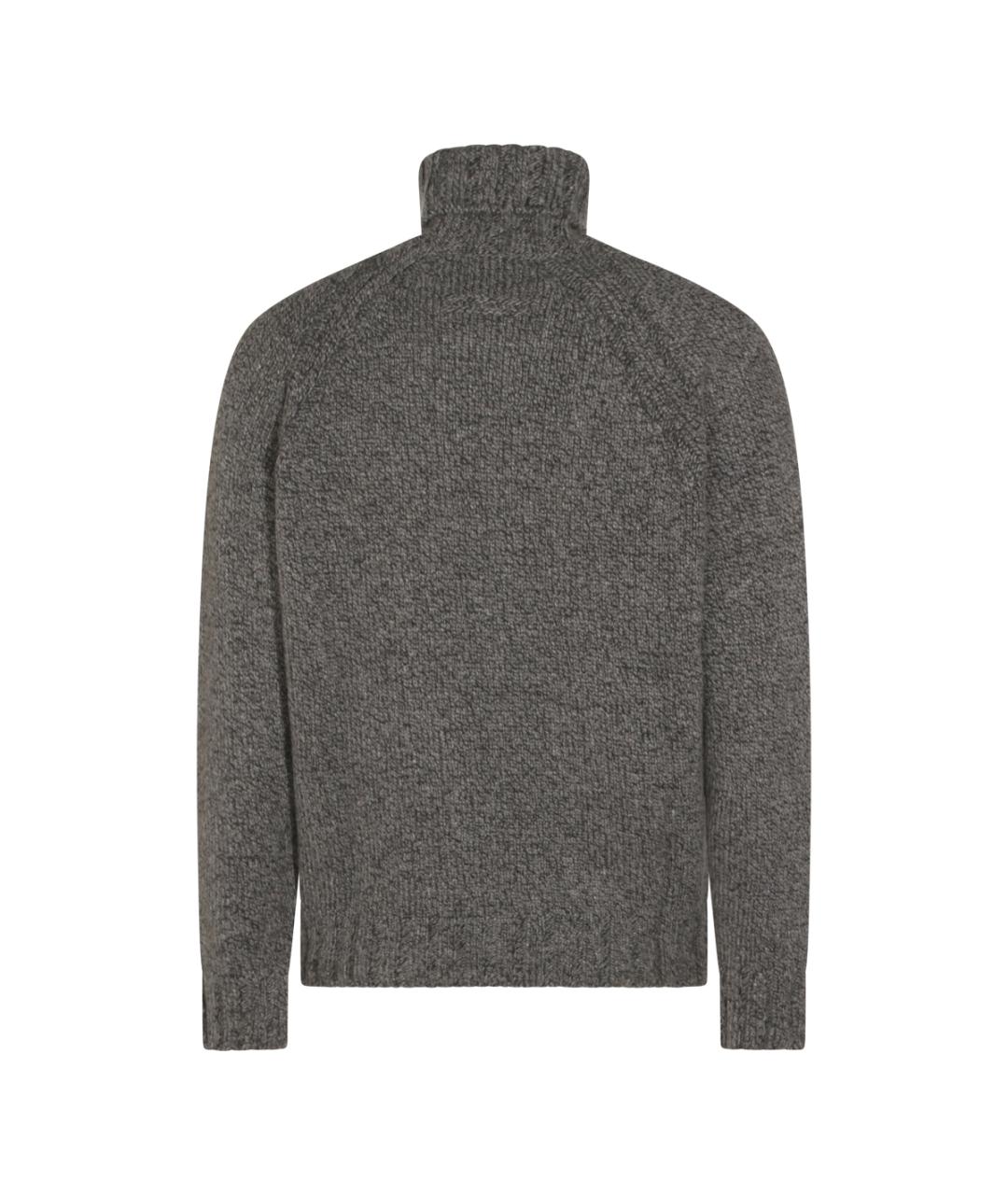 ZEGNA Серый кашемировый джемпер / свитер, фото 2