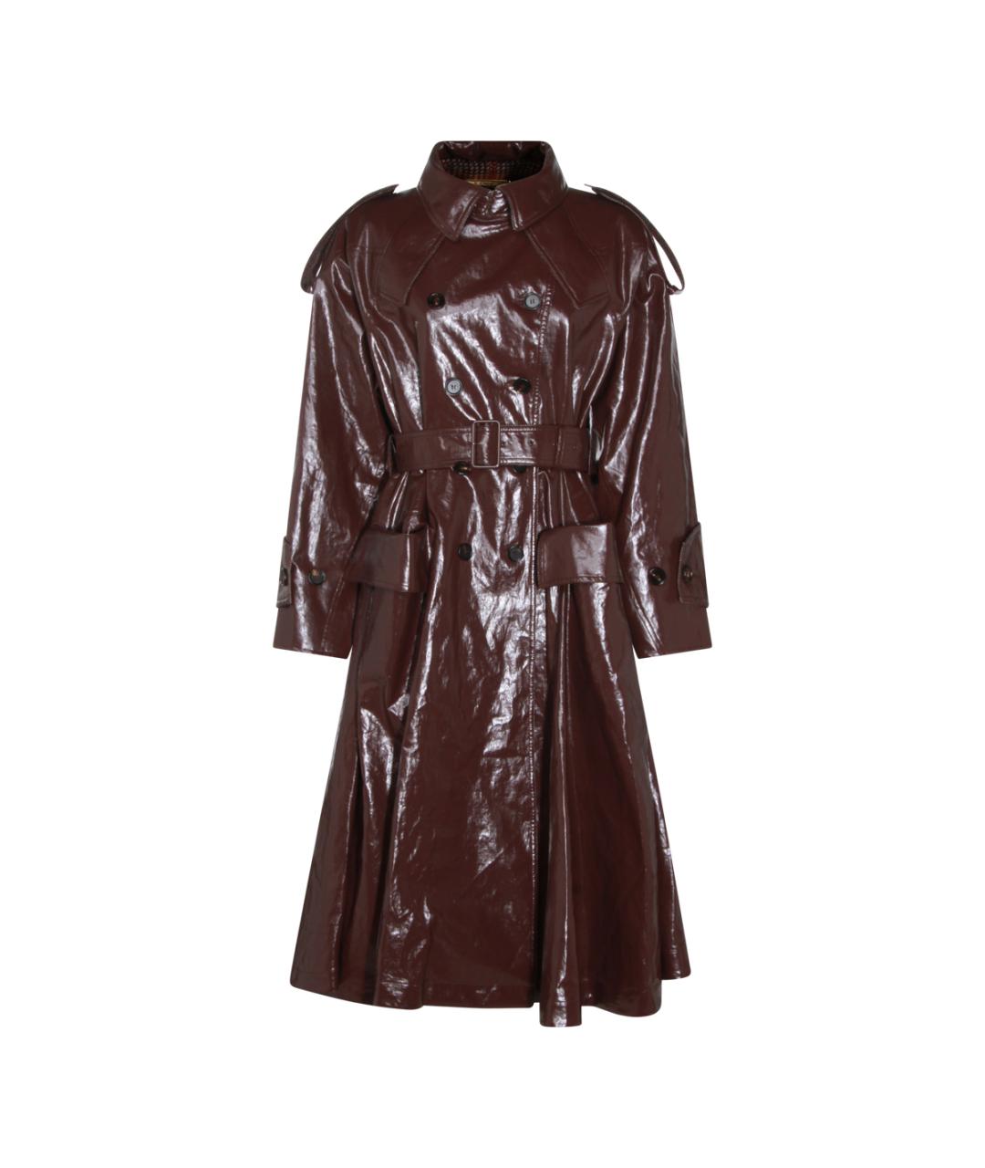 CHLOE Фиолетовый шерстяной тренч/плащ, фото 1