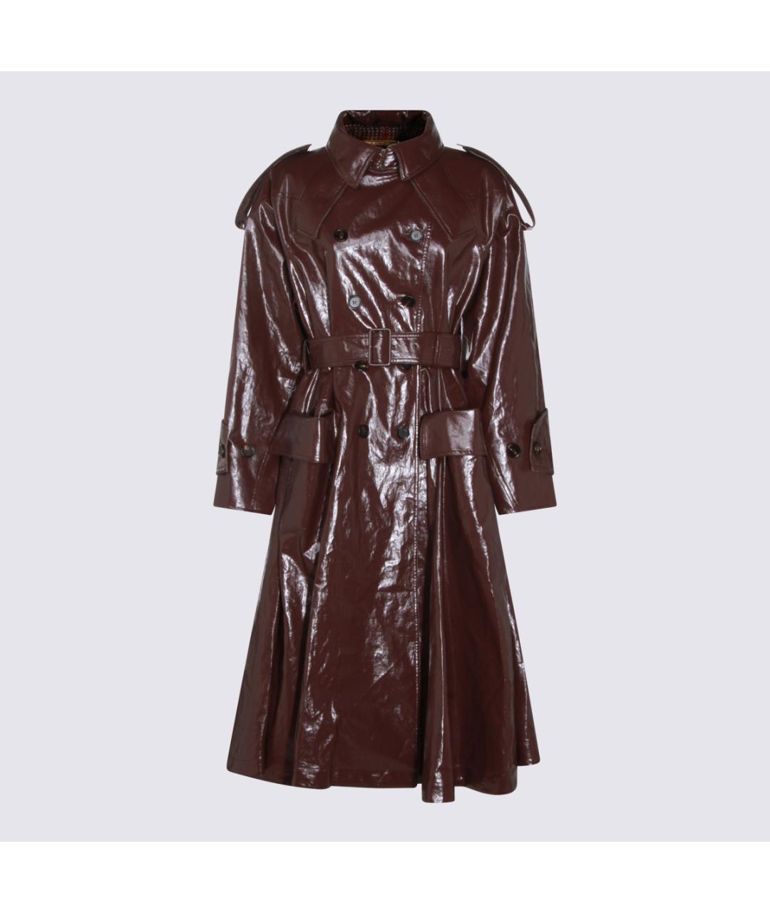 CHLOE Фиолетовый шерстяной тренч/плащ, фото 2