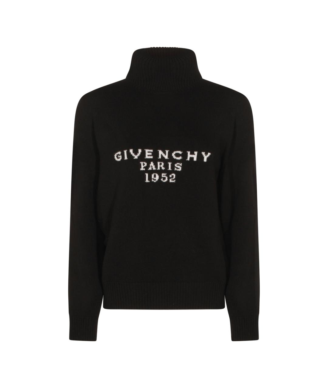 GIVENCHY Черный шерстяной джемпер / свитер, фото 1