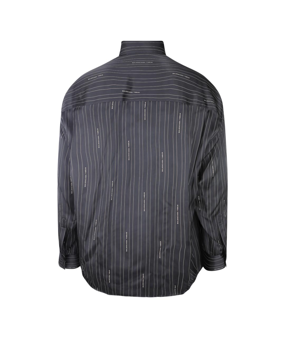 BALENCIAGA Черная вискозная рубашка, фото 2