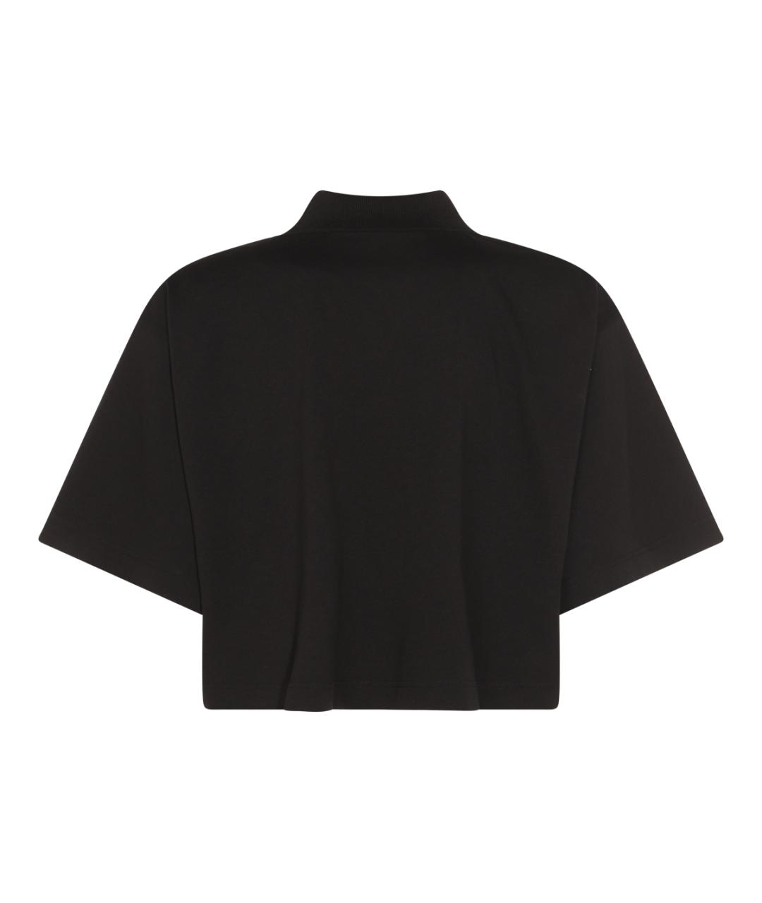 ALEXANDER WANG Черная хлопковая футболка, фото 2