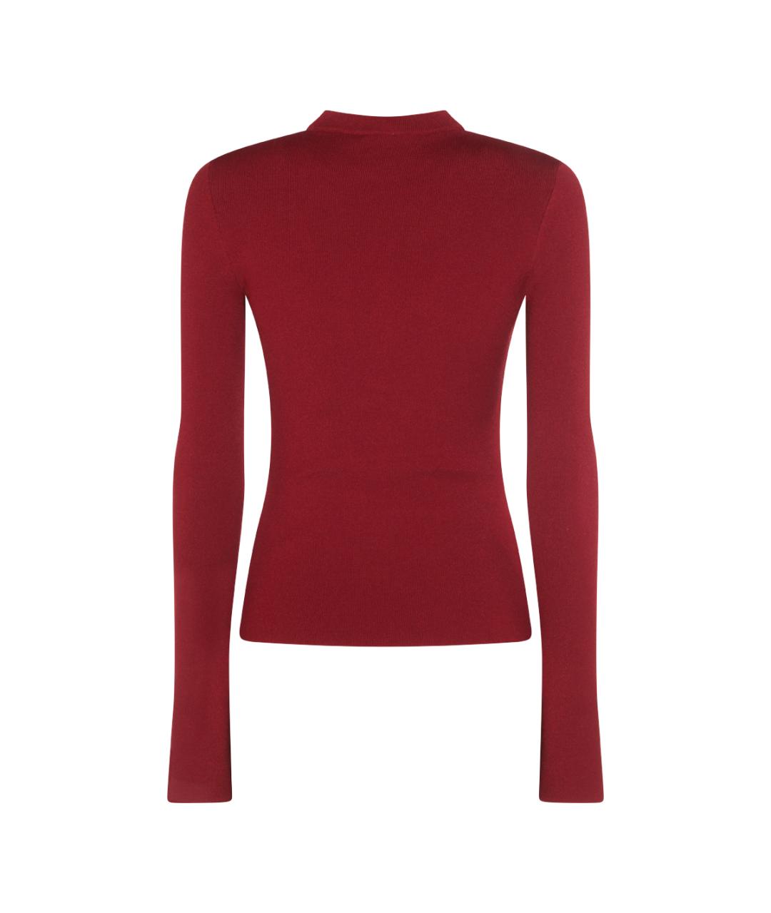 BALENCIAGA Красный вискозный джемпер / свитер, фото 2