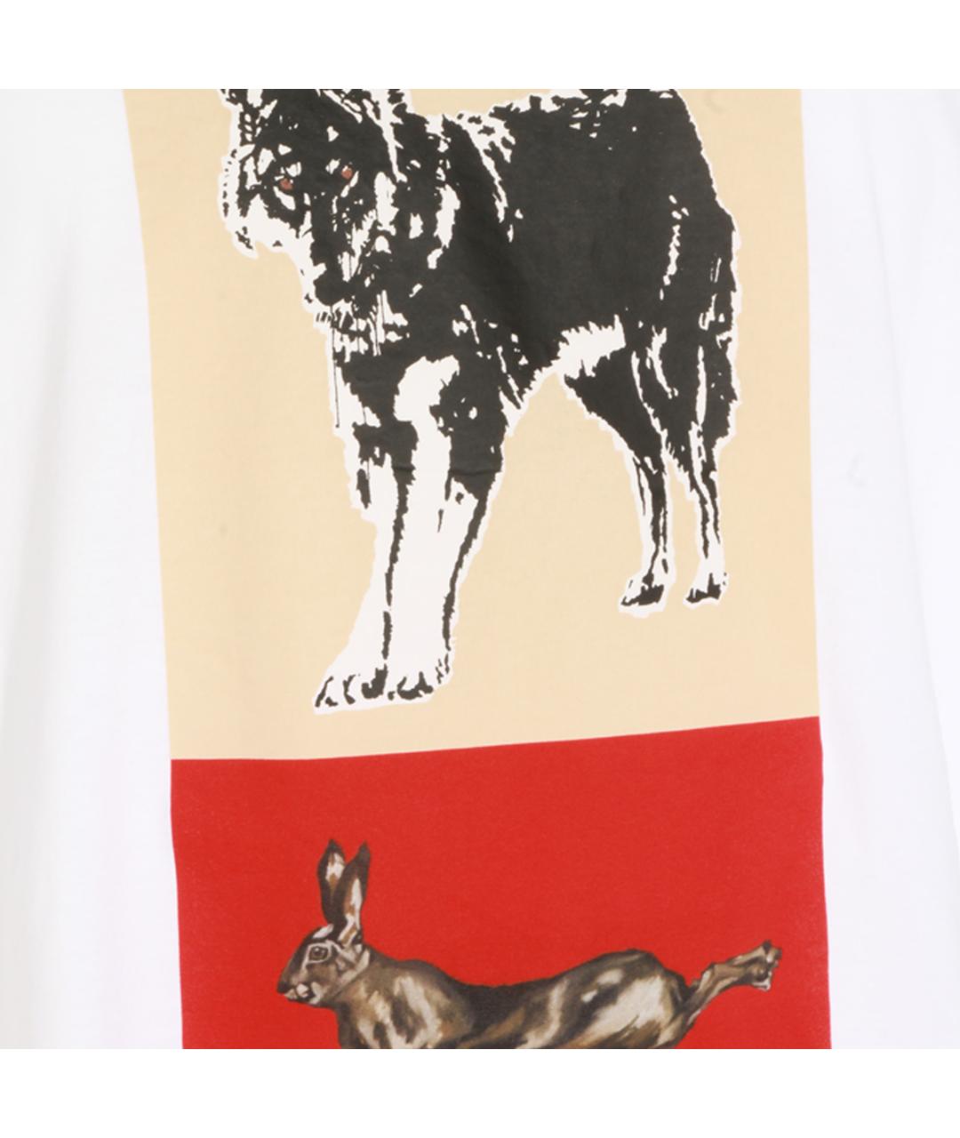 MARNI Белая хлопковая футболка, фото 3