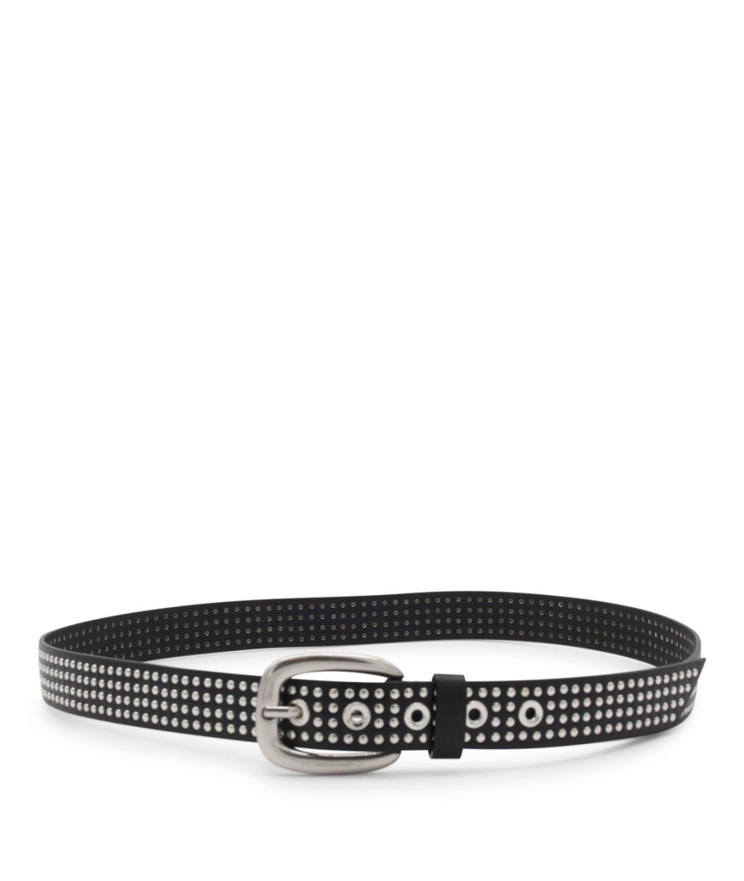 GOLDEN GOOSE DELUXE BRAND Черный кожаный ремень, фото 1