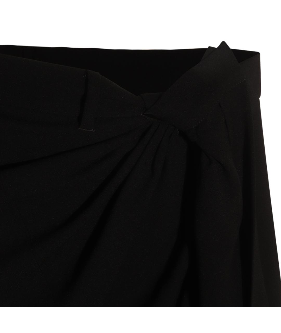 BALENCIAGA Черная юбка миди, фото 3