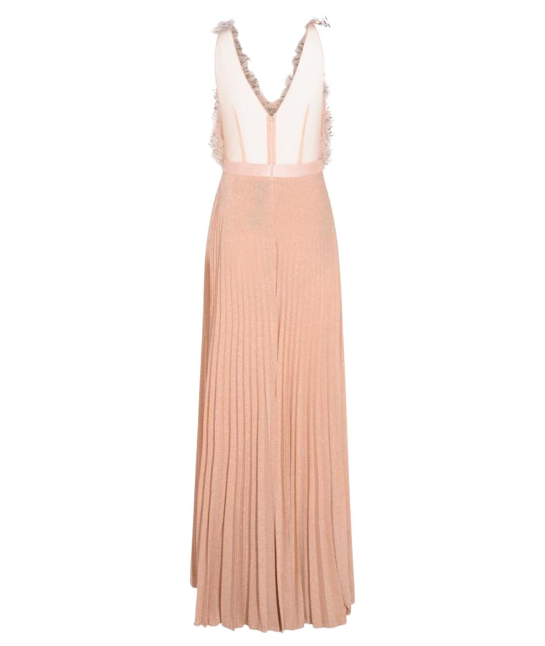 ELISABETTA FRANCHI Розовое вискозное платье, фото 2