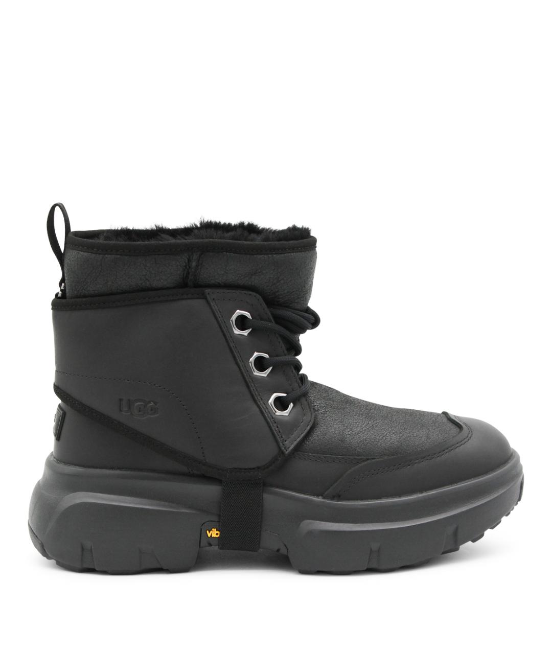 UGG AUSTRALIA Черные низкие ботинки, фото 1
