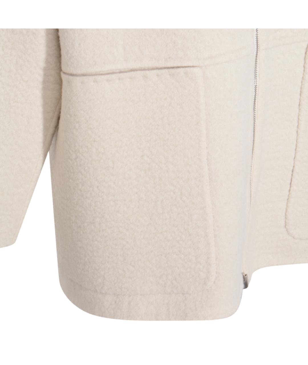 MALO Бежевый шерстяной кардиган, фото 3