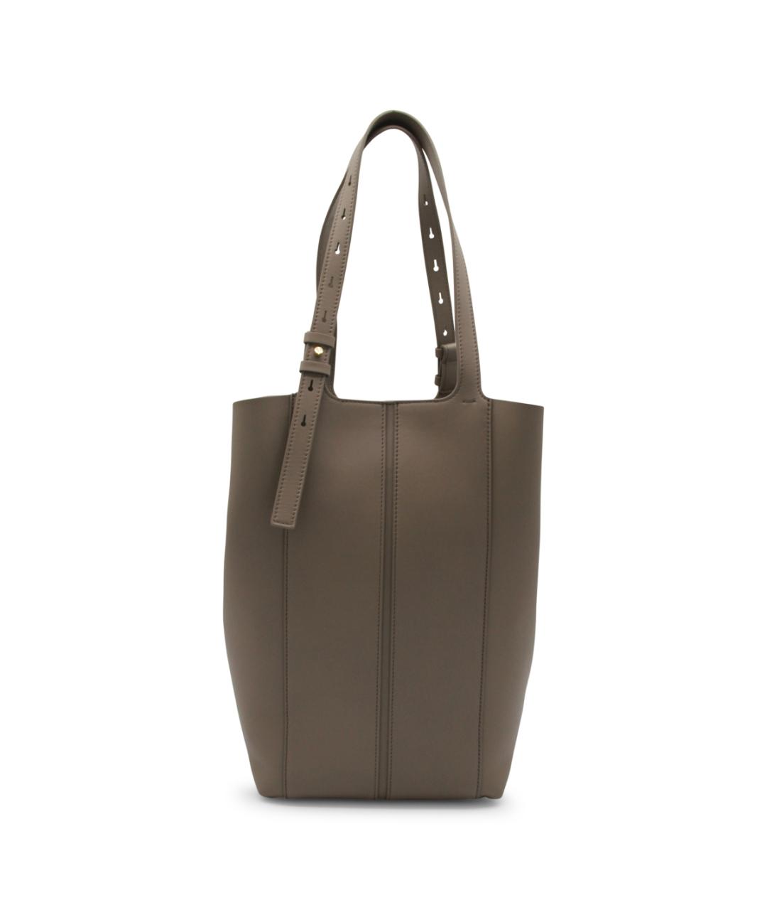 GOLDEN GOOSE DELUXE BRAND Коричневая кожаная сумка тоут, фото 3