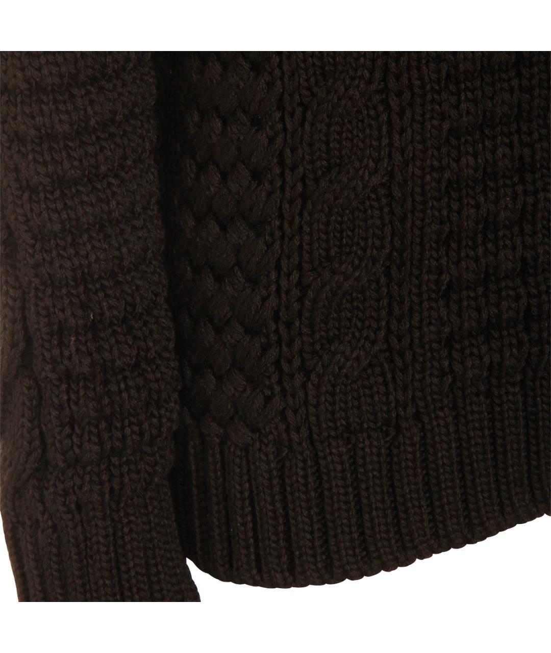 MONCLER Черный шерстяной джемпер / свитер, фото 4