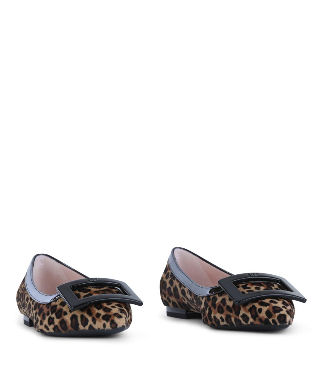 ROGER VIVIER Мульти кожаные балетки, фото 2