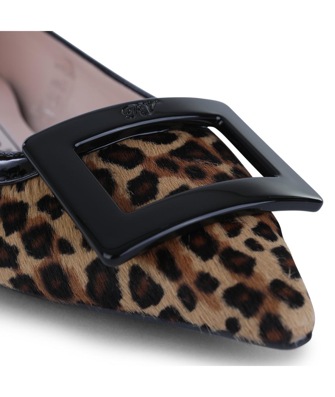 ROGER VIVIER Мульти кожаные балетки, фото 4