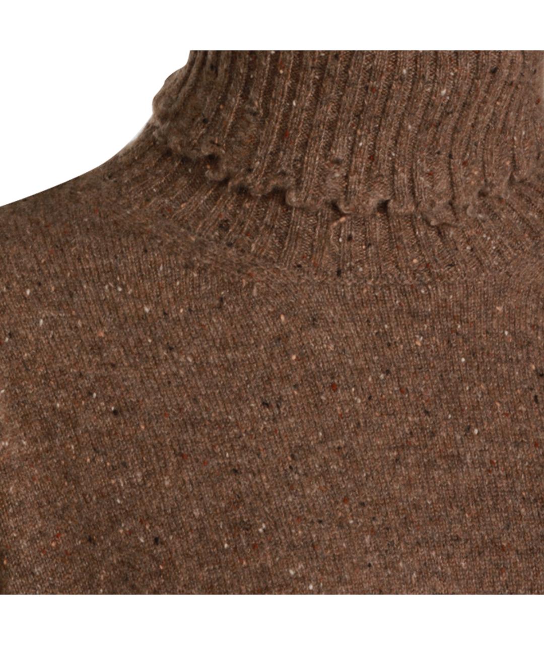 UMA WANG Коричневый шерстяной джемпер / свитер, фото 4