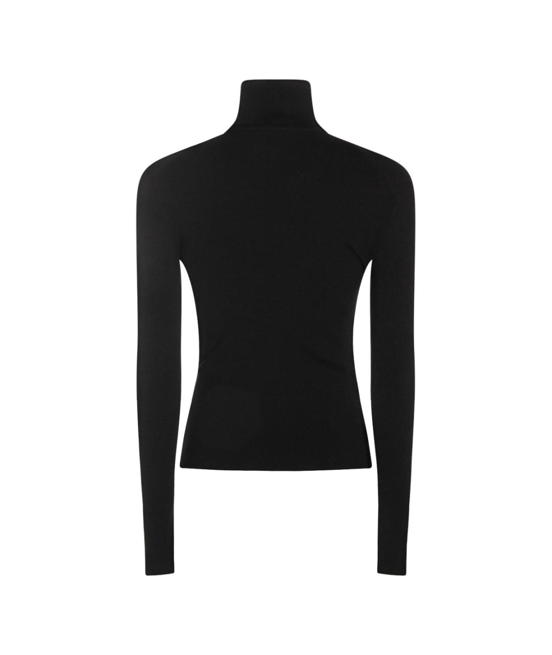 COURREGES Черный шерстяной джемпер / свитер, фото 2