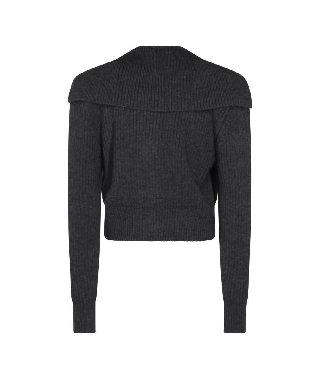 GIVENCHY Антрацитовый шерстяной кардиган, фото 2