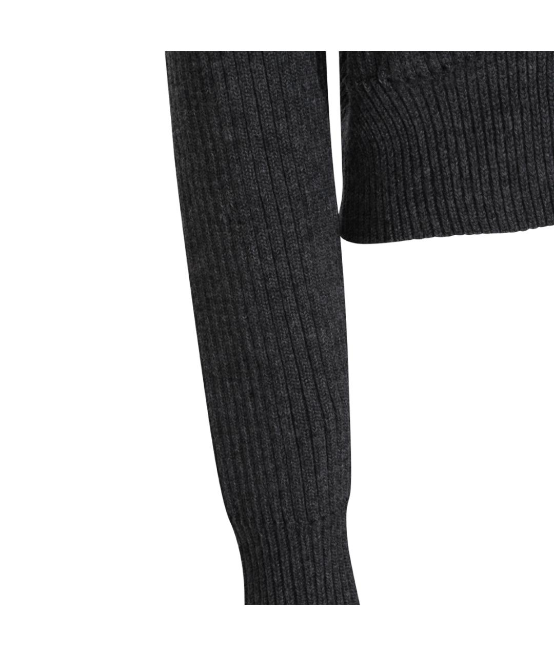 GIVENCHY Антрацитовый шерстяной кардиган, фото 4