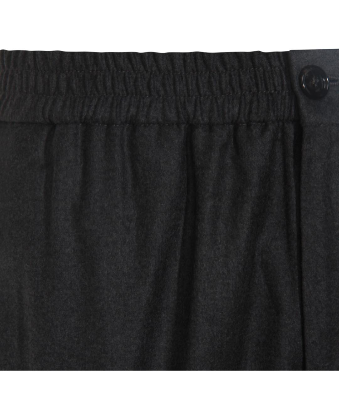 Ami Paris Серые шерстяные повседневные брюки, фото 3