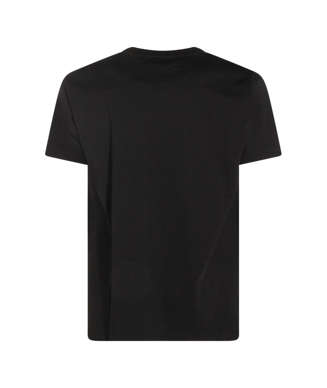 VIVIENNE WESTWOOD Черная хлопковая футболка, фото 2