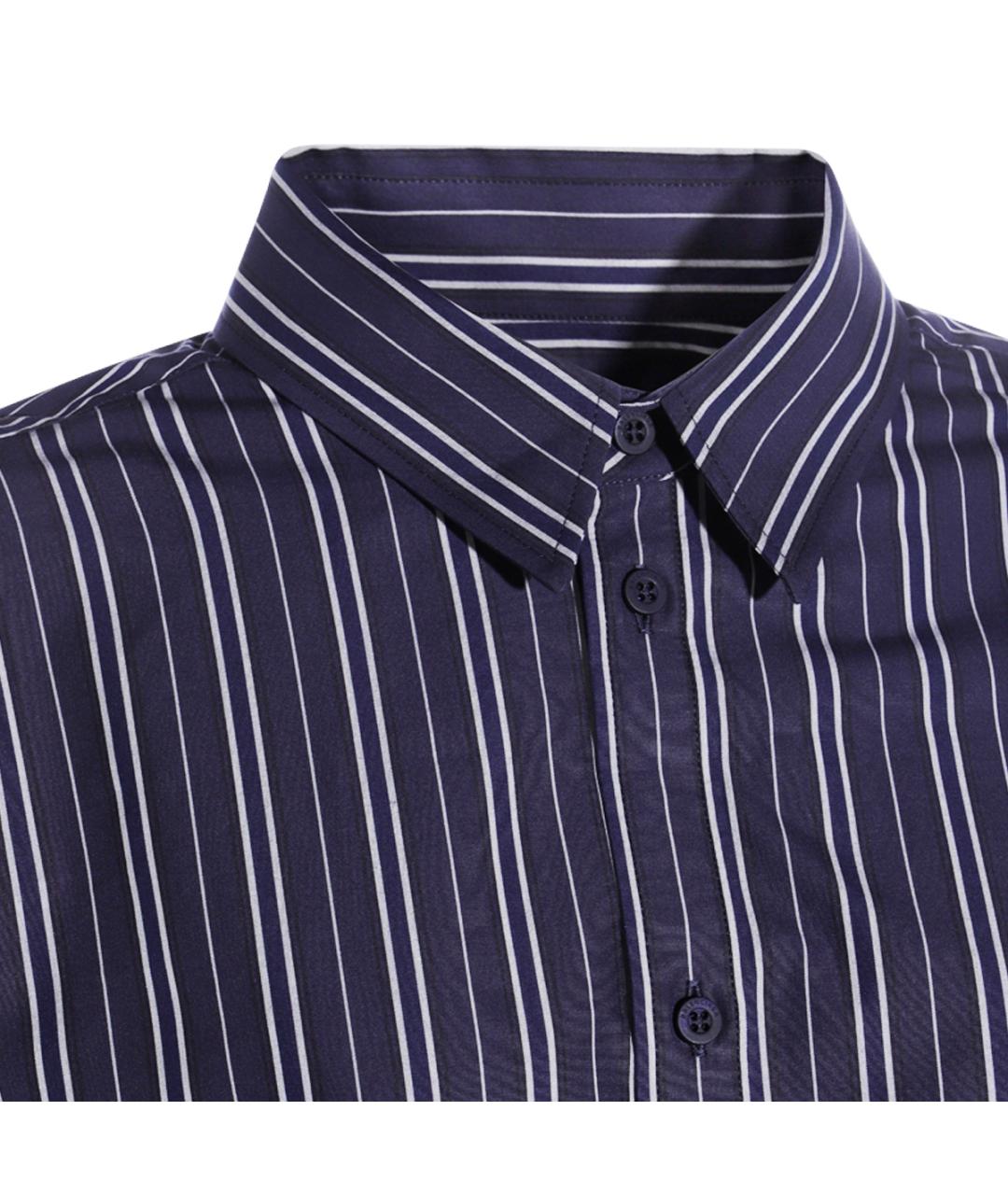 BALENCIAGA Синяя хлопковая рубашка, фото 3